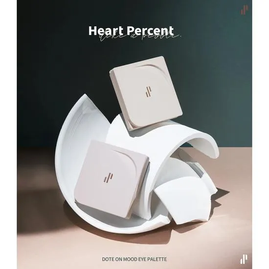 Heart Percent Dote On Mood Eye Palette 01 Rose Facets