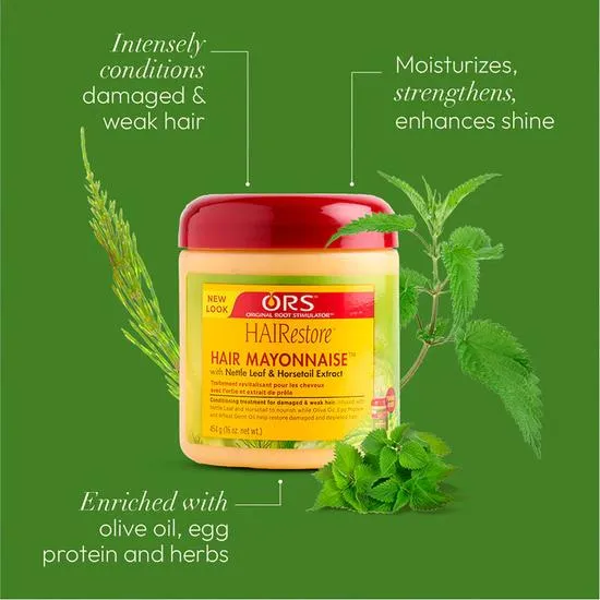 ORS Hair Mayonnaise With Nettle & Henna Extract 227g
