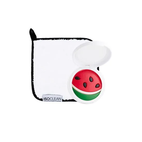 ISOCLEAN Scented Makeup Brush Soap + Mini Microfibre Towel Bundle Blueberry