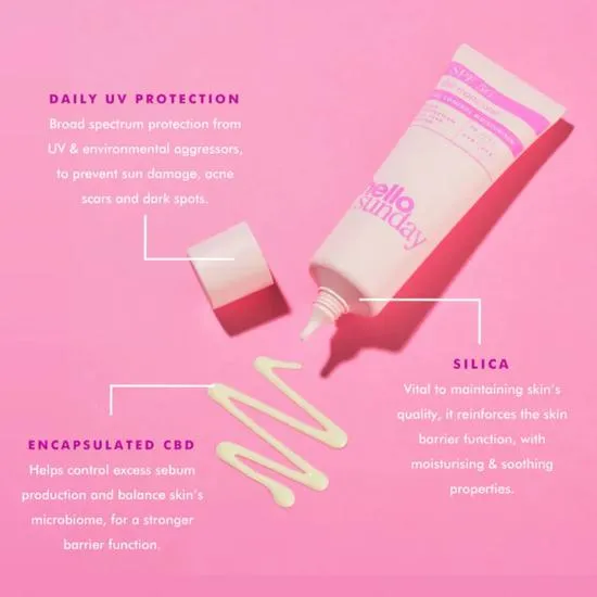 Hello Sunday The Matte SPF 50 Oil Control Moisturiser 50ml