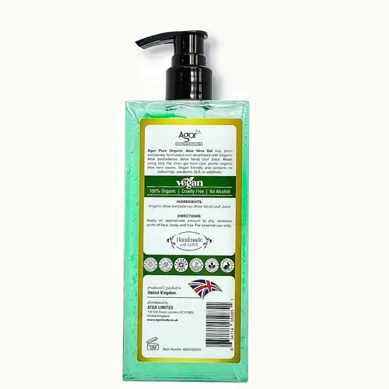Agor Pure Organic Aloe Vera Gel 300ml