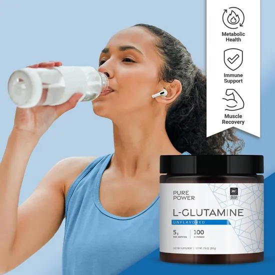 Pure Power L-Glutamine Unflavored 500g