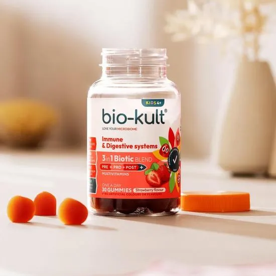 Bio-Kult 3-in-1 Biotic Blend Kids Strawberry Gummies 30 Gummies