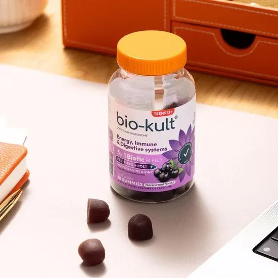 Bio-Kult 3-in-1 Biotic Blend Teen Blackcurrant Gummies 30 Gummies
