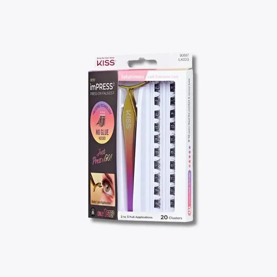Kiss imPRESS Press On Underlash Falsies Kit Voluminous (12-14mm)
