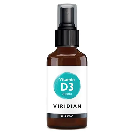 Viridian Vitamin D3 2000iu Spray 20ml