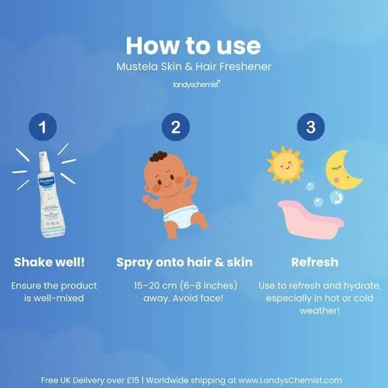 Mustela Skin & Hair Freshener 200ml