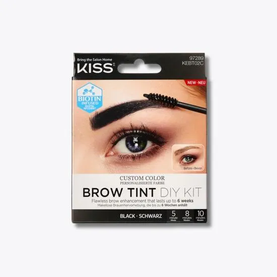 Kiss Brow Tint Kit Brown