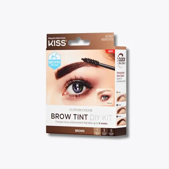 Kiss Brow Tint Kit Brown