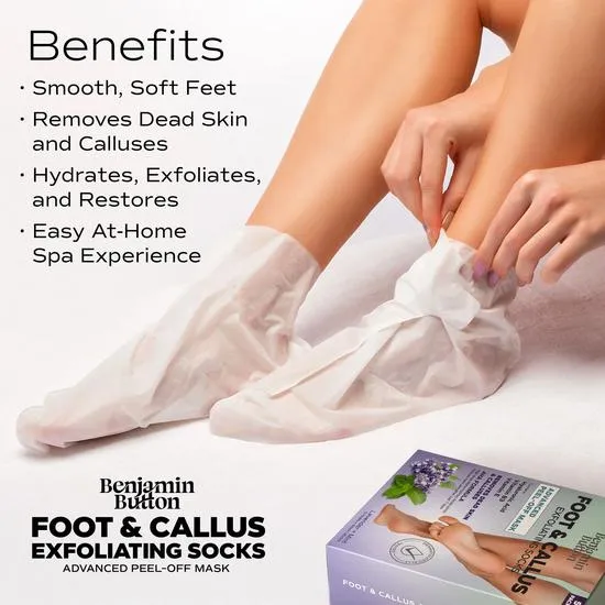 Benjamin Button Exfoliating Foot Mask x 5