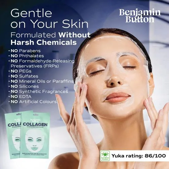 Benjamin Button Collagen Hydrating Face Mask x 5