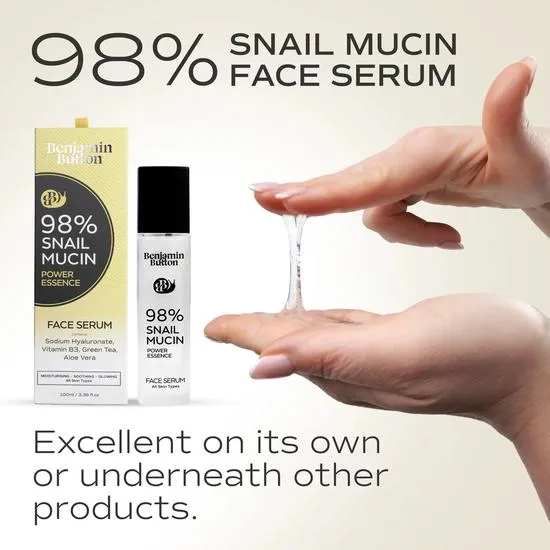 Benjamin Button Advanced 98% Snail Mucin Serum 100ml