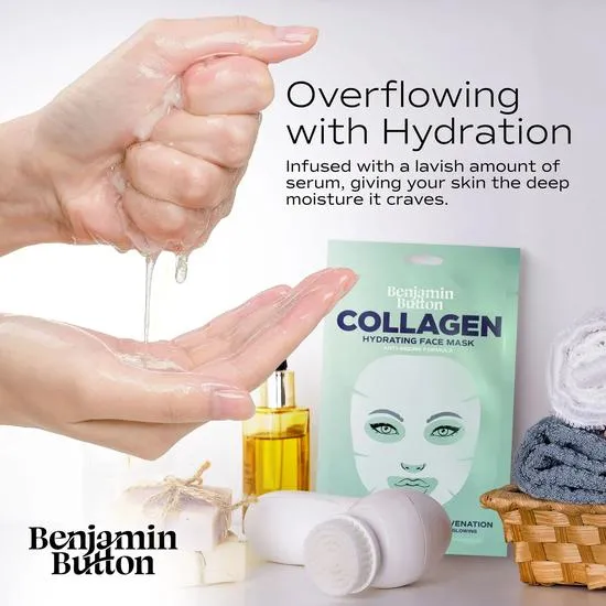 Benjamin Button Collagen Hydrating Face Mask x 5