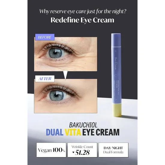 Herbloom Retinal Night Care Eye Cream Bakuchiol Dual Vita With Tinted Day Concealer
