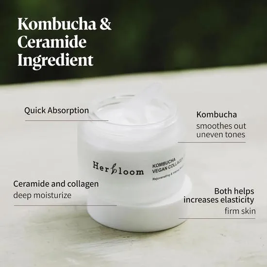 Herbloom Vegan Kombucha Collagen Cream