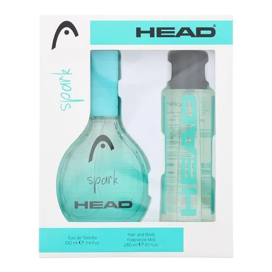 Head Spark Eau De Toilette 100ml + Fragrance Mist 240ml Gift Set 100ml