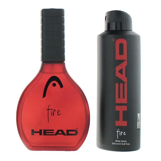 Head Fire Eau De Toilette 100ml + Deodorant Spray 200ml Gift Set 100ml