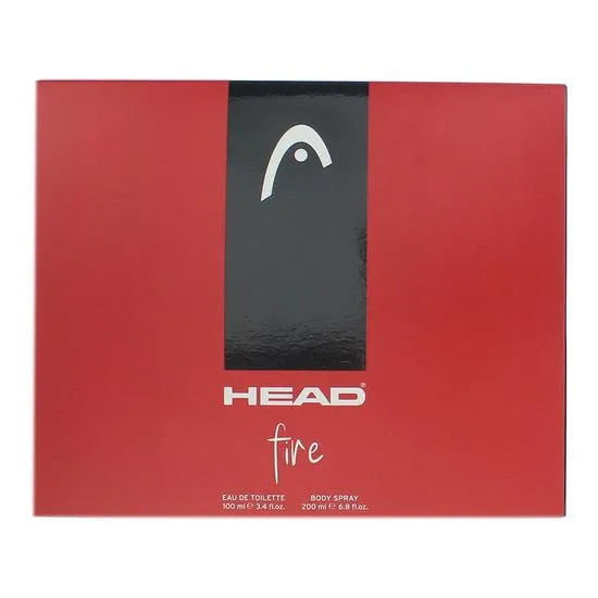 Head Fire Eau De Toilette 100ml + Deodorant Spray 200ml Gift Set 100ml