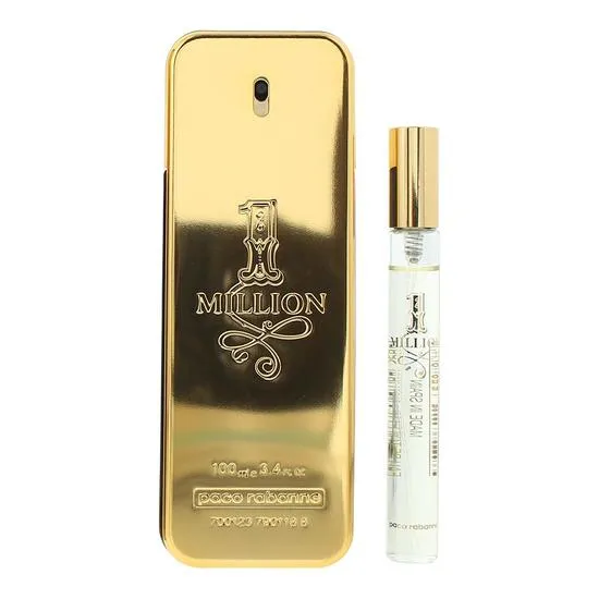 Paco Rabanne 1 Million Eau De Toilette 100ml + Eau De Toilette 10ml Gift Set 100ml
