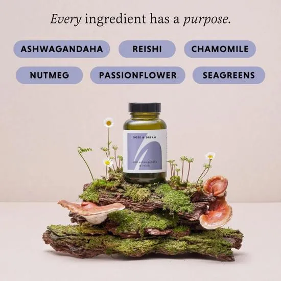 The Herbtender Doze & Dream Capsules 60 Capsules