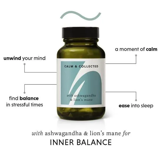 The Herbtender Calm & Collected Capsules 60 Capsules