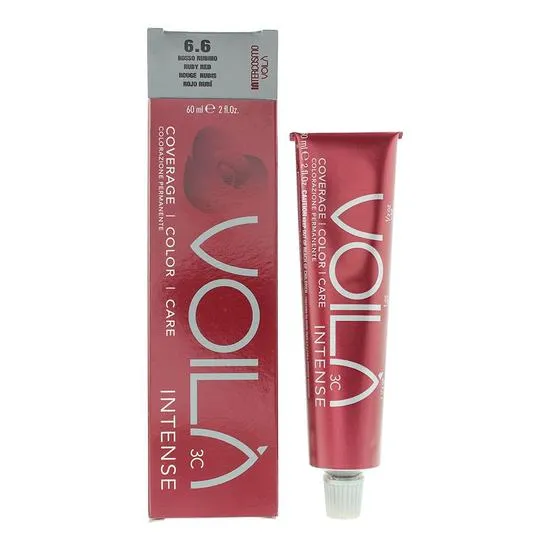 Intercosmo Voila 3c Hair Colour 6.6 Ruby Red 60ml