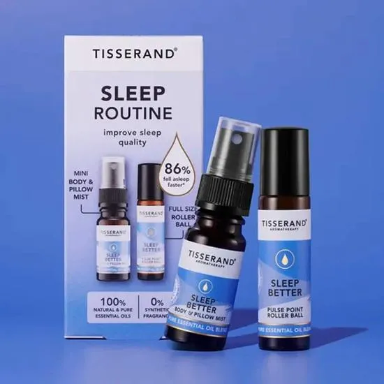 Tisserand Aromatherapy Sleep Routine Duo Kit Pillow Mist & Rollerball