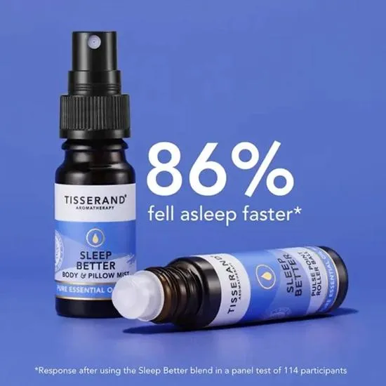 Tisserand Aromatherapy Sleep Routine Duo Kit Pillow Mist & Rollerball