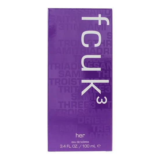 Fcuk 3 Her Eau De Toilette 100ml