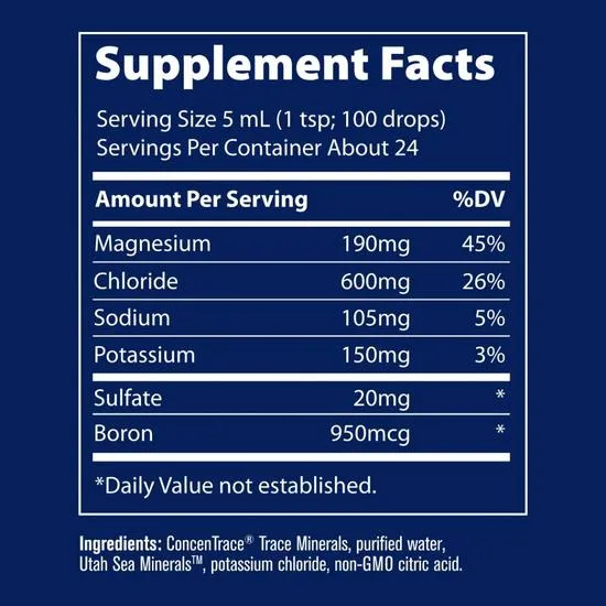 Trace Minerals Keto Electrolyte Drops 118ml