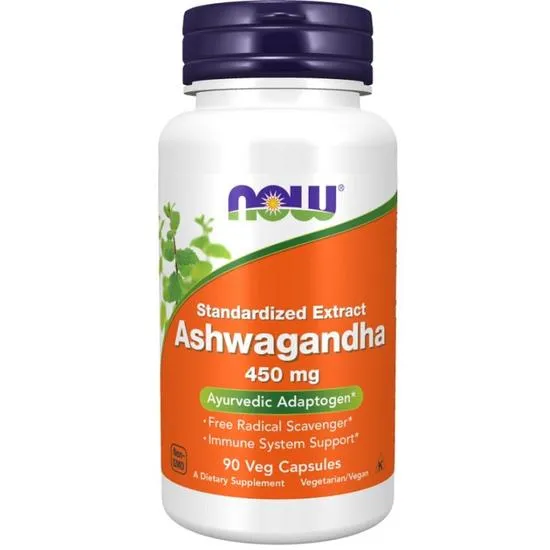 NOW Foods Ashwagandha Extract 450mg Capsules 90 Capsules