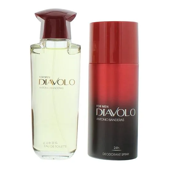 Antonio Banderas Diavolo Eau De Toilette + Deodorant Spray Gift Set