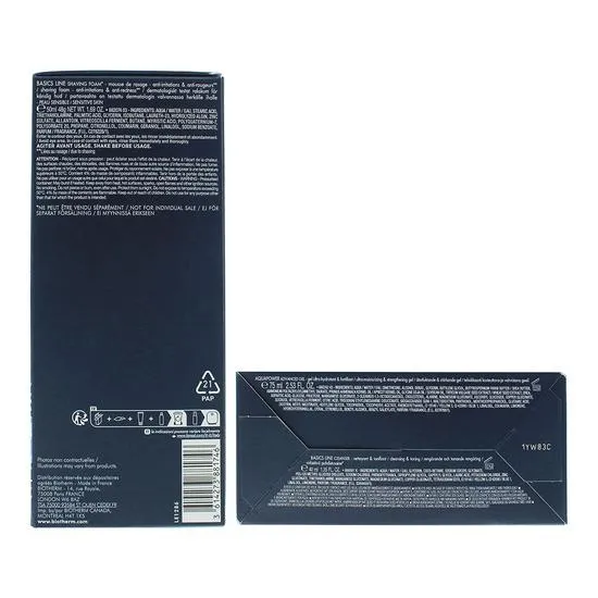 Biotherm Homme Aqua Power Gift Set Cleanser + Shaving Foam + Gel 75ml