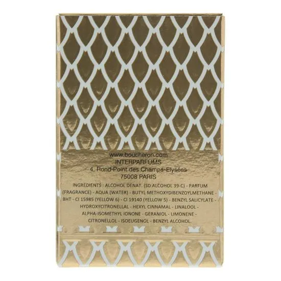 Boucheron Serpent Boheme Eau De Parfum 50ml Eau De Parfum Spray