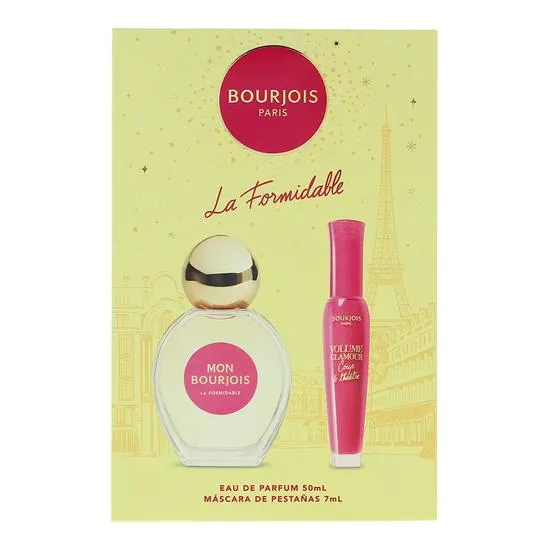 Bourjois La Formidable Eau De Parfum Gift Set 50ml Eau De Parfum + 7ml Mascara
