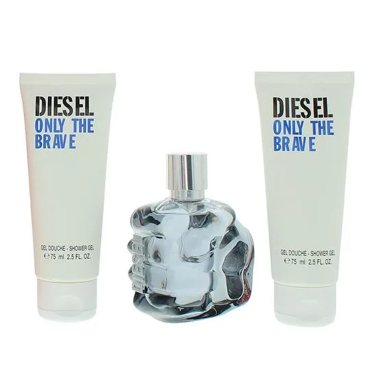 Diesel Only The Brave Eau De Toilette Gift Set 100ml shower gel & 50ml Eau De Toilette