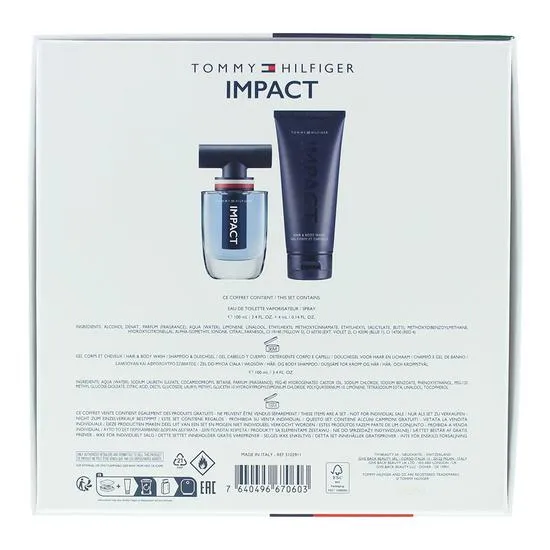 Tommy Hilfiger Impact Gift Set 50ml Eau De Toilette + 100ml Hair & Body Wash