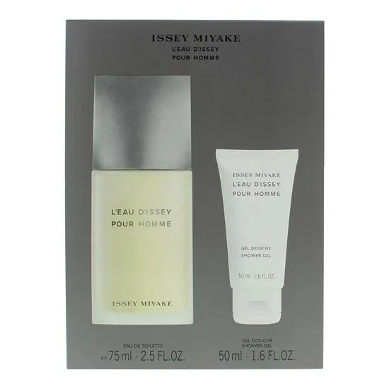 Issey Miyake L'Eau D'Issey Pour Homme Eau De Toilette 75ml + Shower Gel 50ml Gift Set 75ml