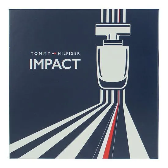 Tommy Hilfiger Impact Eau De Toilette 100ml, 4ml + Body Wash 100ml Gift Set 100ml