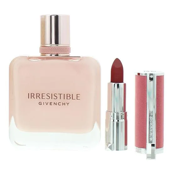GIVENCHY Irresistible Rose Velvet Eau De Parfum + Lipstick Gift Set 50ml
