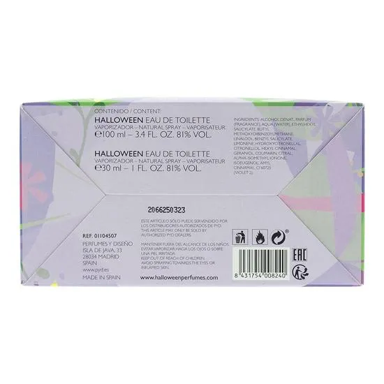 Jesus del Pozo Halloween Eau De Toilette 100ml + Eau De Toilette 30ml Gift Set 100ml