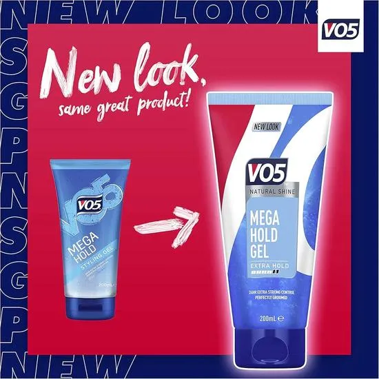 VO5 Mega Hold Styling Gel 50ml