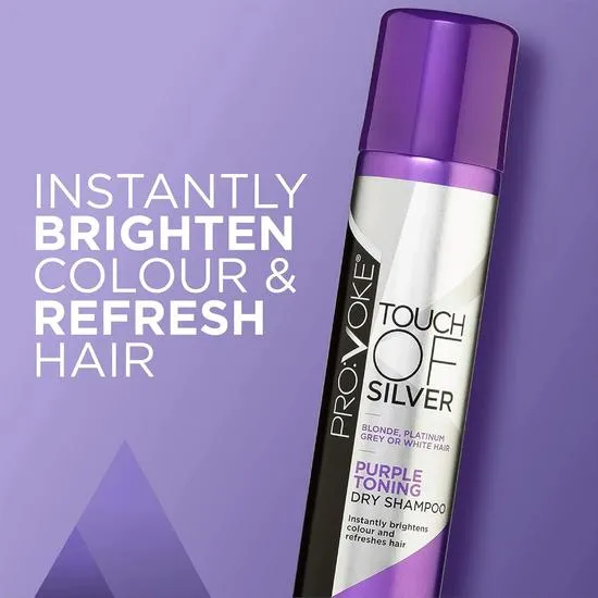 PRO:VOKE Touch Of Silver Purple Toning Dry Shampoo 200ml