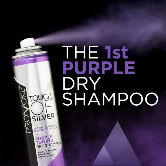 PRO:VOKE Touch Of Silver Purple Toning Dry Shampoo 200ml
