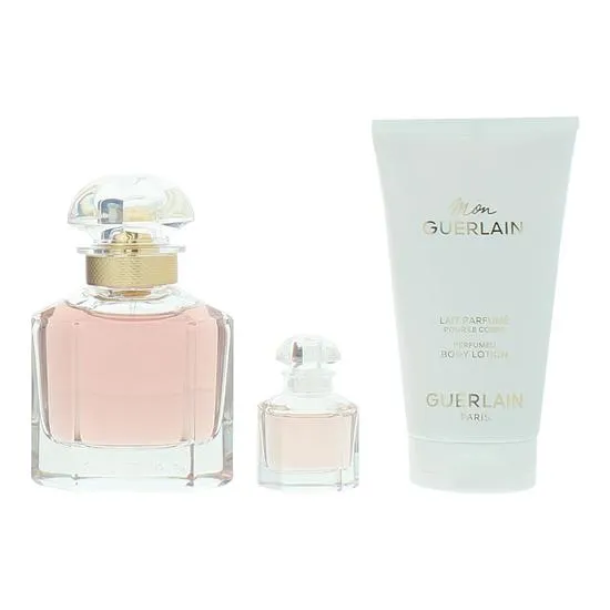 GUERLAIN Mon Guerlain Eau De Parfum 50ml + 5ml + Body Lotion 50ml Gift Set 50ml