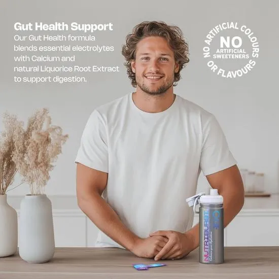 Nutriburst Enhanced Hydration + Gut Health Mixed Fruit Flavour Sachets 15 Sachets