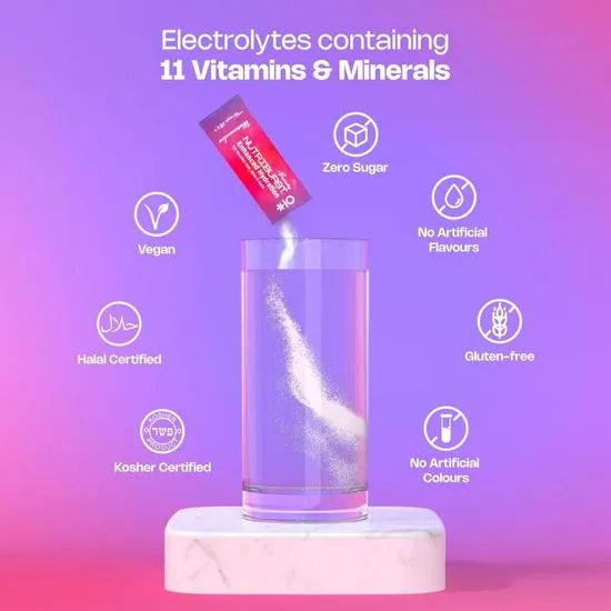 Nutriburst Enhanced Hydration + Beauty Mixed Fruit Flavour Sachets 15 Sachets