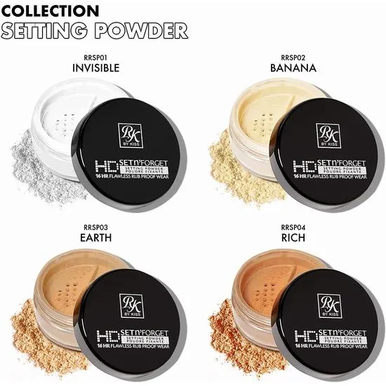 Kiss HD Set N Forget Setting Powder RRSP01 Invisible