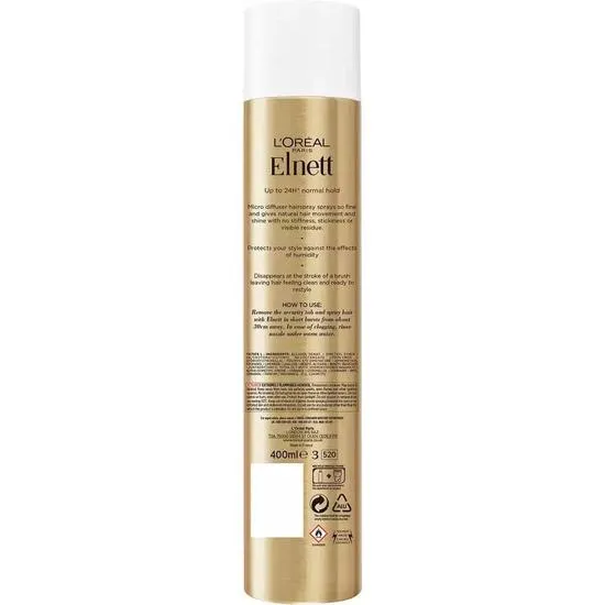 L'Oréal Professionnel Elnett Satin Fixation Normal Strength Hairspray 300ml