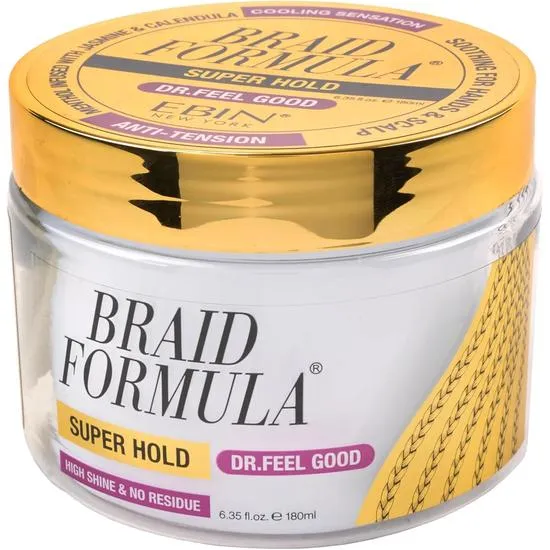Ebin New York Braid Formula Anti Tension Super Hold 100ml